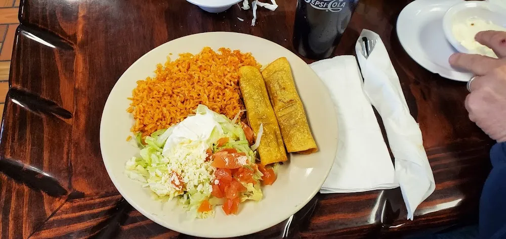 Chicken Burrito Enchilada Rice and Beans